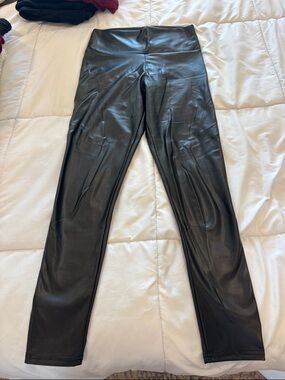 High-Rise Faux Leather Leggings